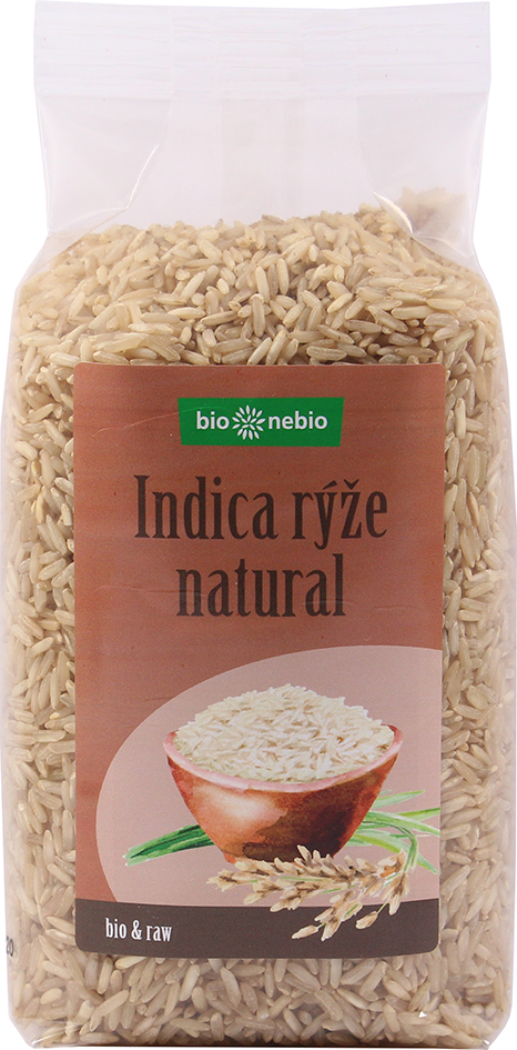 Bio rýže Indica natural  500g                
