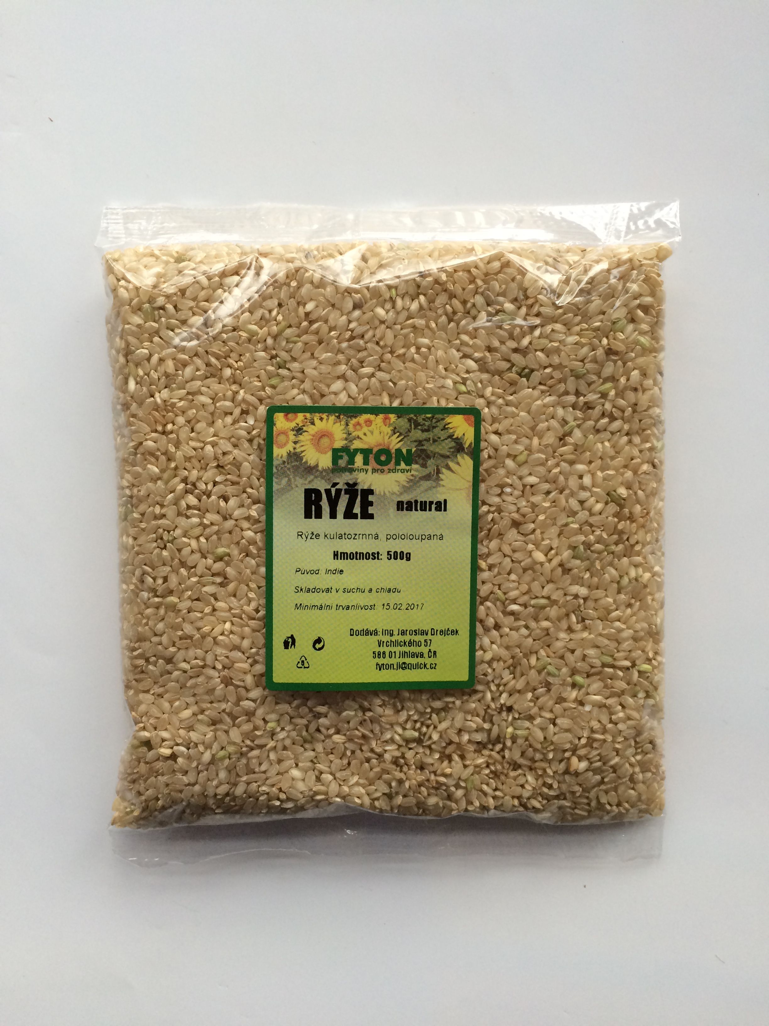 Rýže natural dlouhozrnná 500g