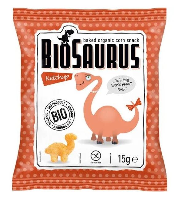 Bio snack Biosaurus kečup babe 15g
