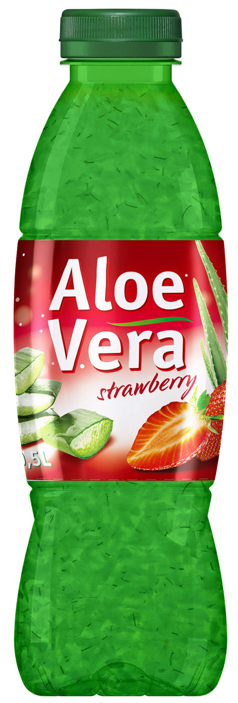 Aloe Vera jahoda 0,5 l
