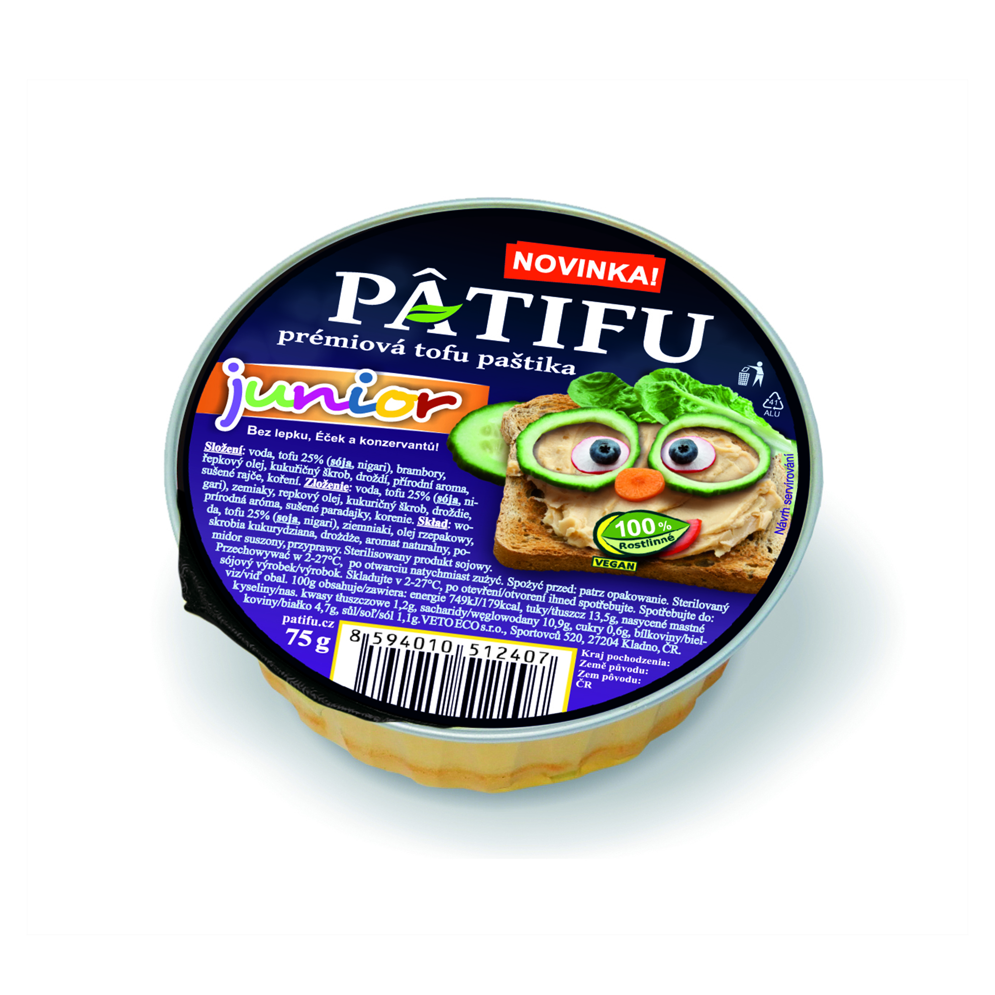 Patifu junior 75g