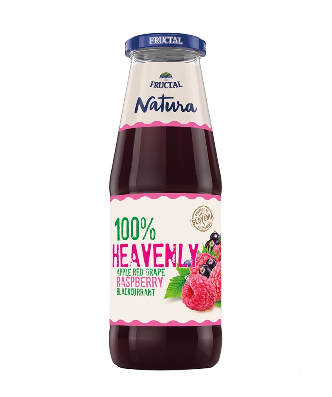 Natura jablko hrozny malina černý rybíz 0,7 l
