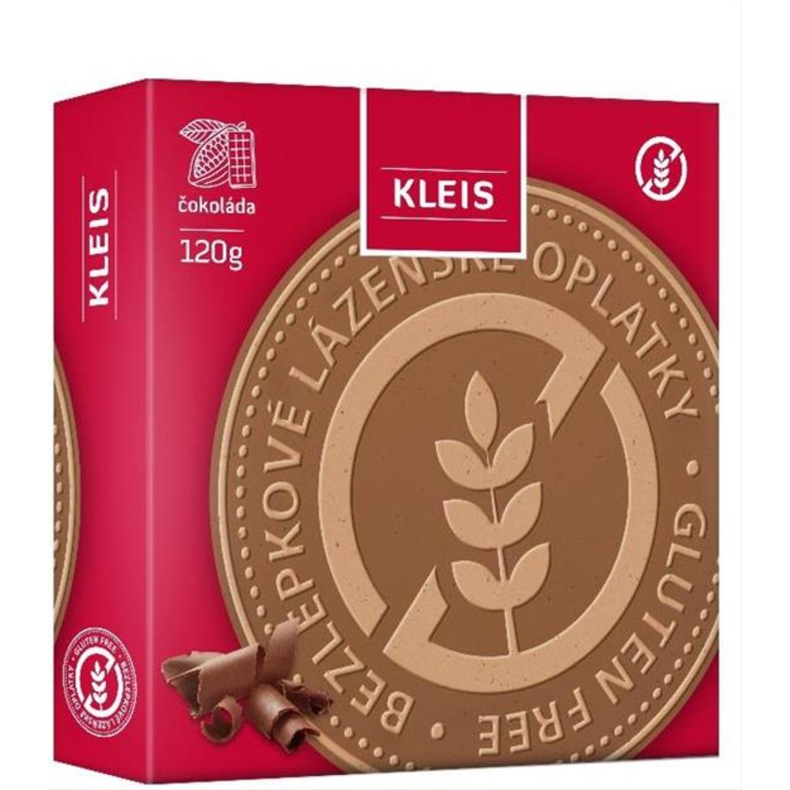 Bezlep. lázeňské oplatky čokoládové 120g