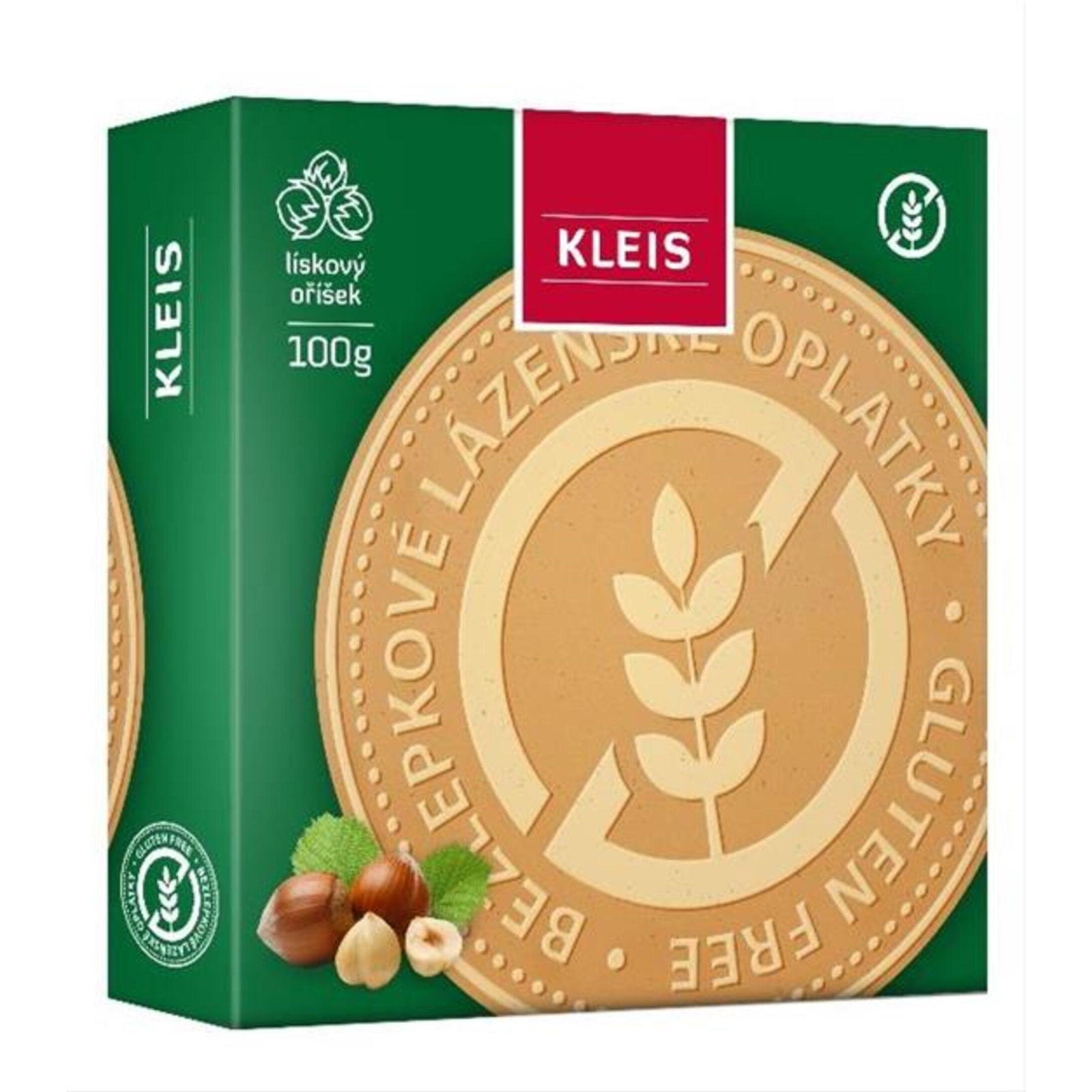 Bezlep. lázeňské oplatky lískooříškové 100g