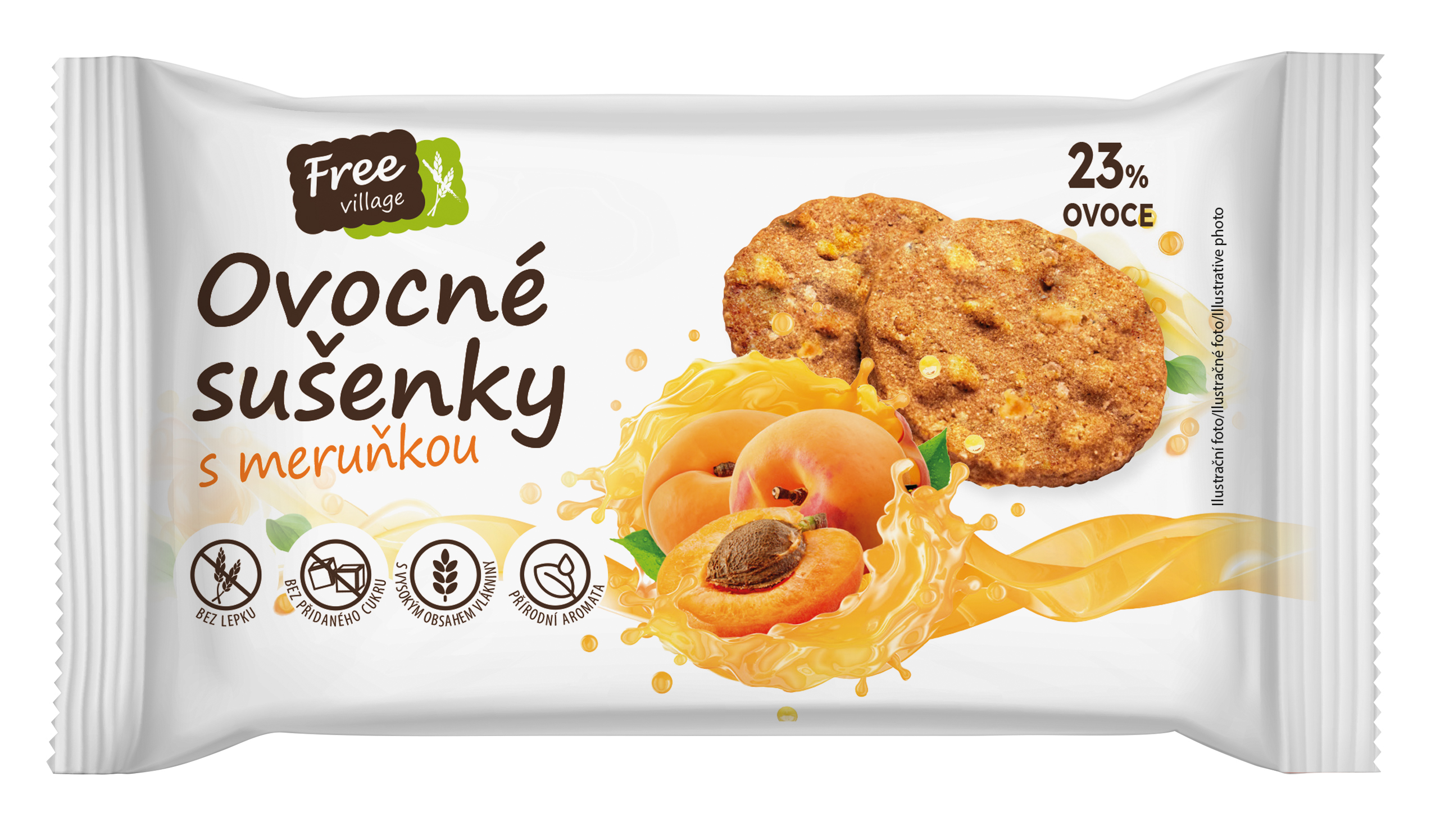 Perník Sušenky ovocné s meruňkou 55g