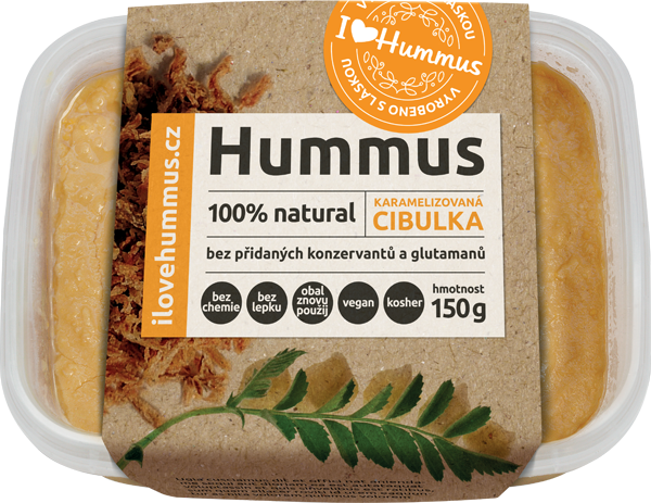 Hummus karamelizovaná cibulka 150g