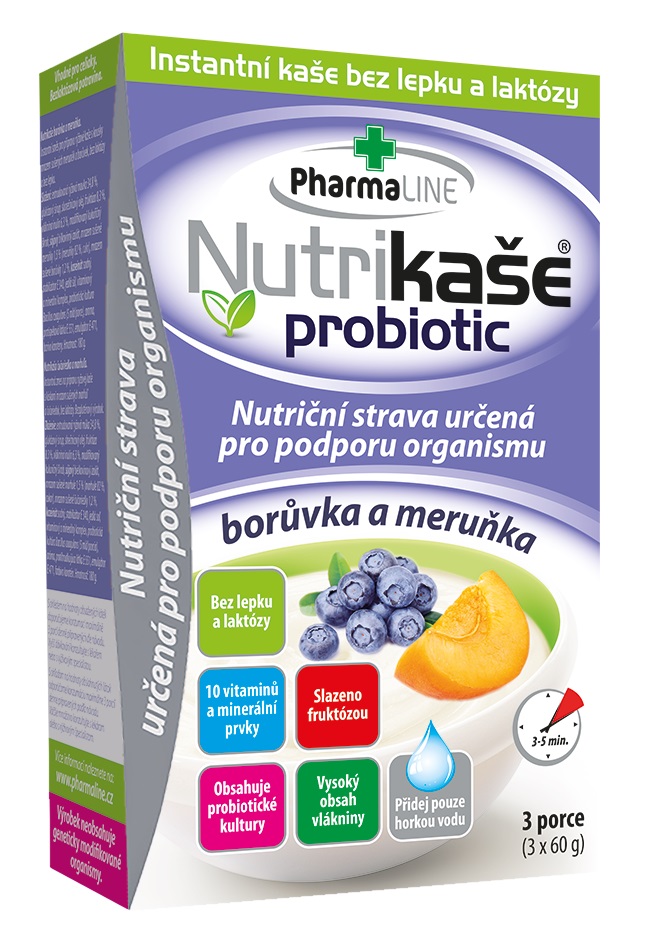 Nutrikaše probiotic borůvka a meruňka